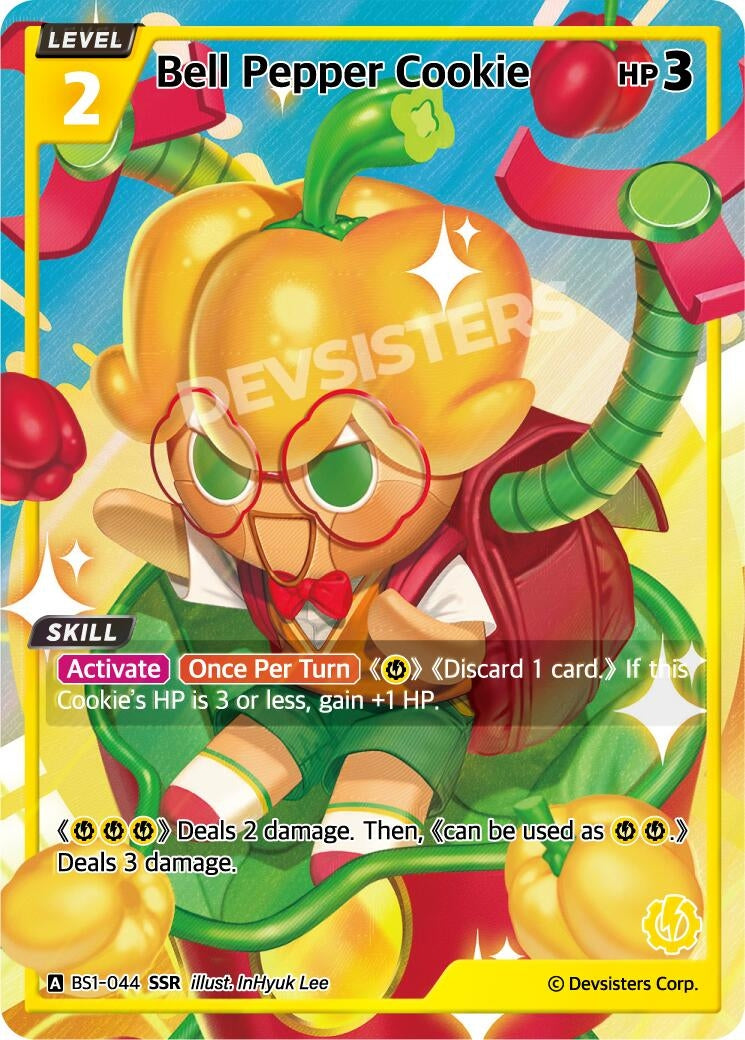 Image for Bell PepperCookie (SSR) (BS1-044) [Brave Beginning] - CookieRun: Braverse TCG