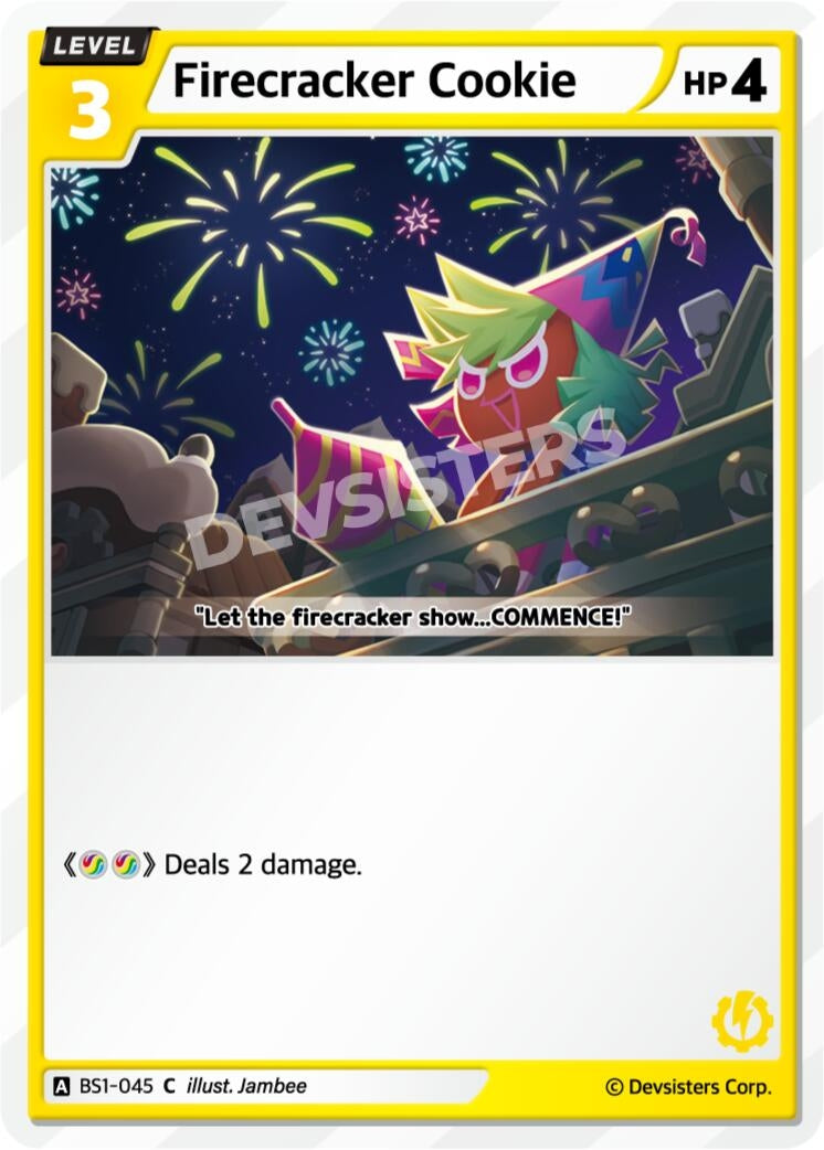 Image for Firecracker Cookie (BS1-045) [Brave Beginning] - CookieRun: Braverse TCG