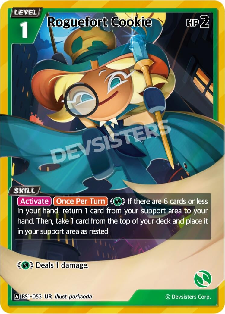 Image for Roguefort Cookie (BS1-053) [Brave Beginning] - CookieRun: Braverse TCG