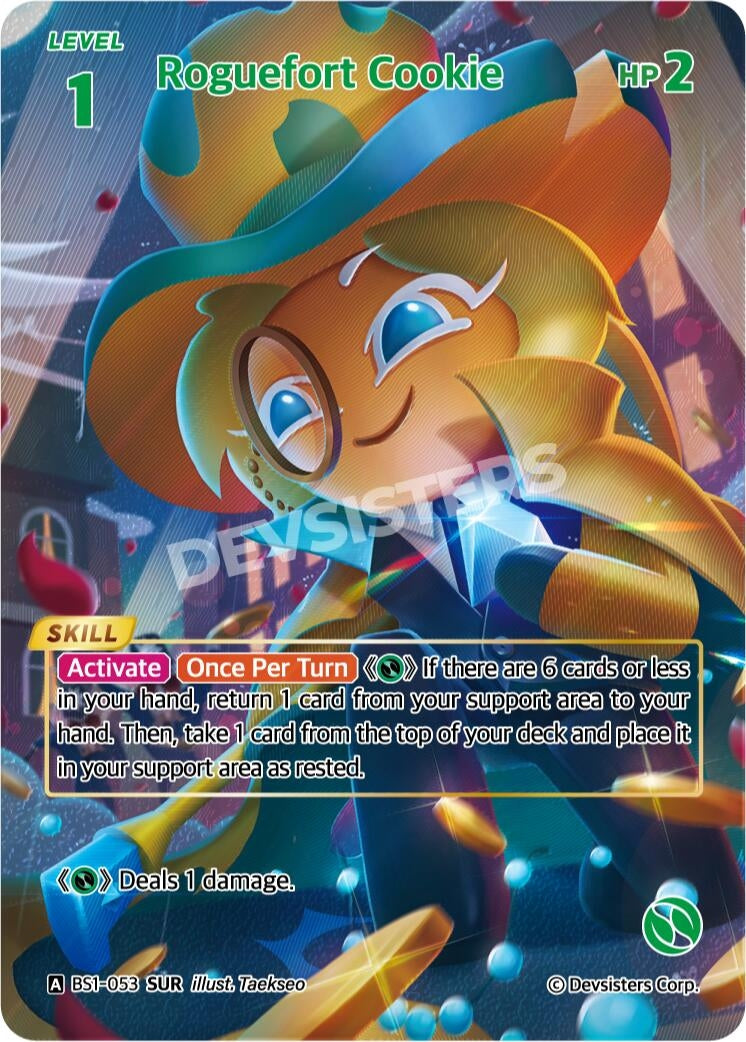 Image for Roguefort Cookie (SUR) (BS1-053) [Brave Beginning] - CookieRun: Braverse TCG