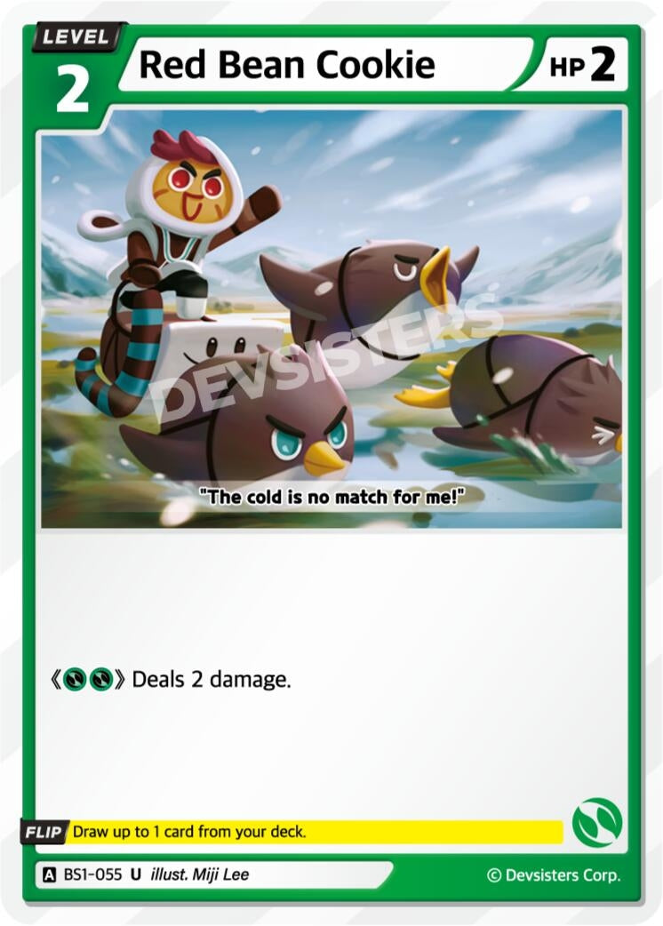 Image for Red Bean Cookie (BS1-055) [Brave Beginning] - CookieRun: Braverse TCG