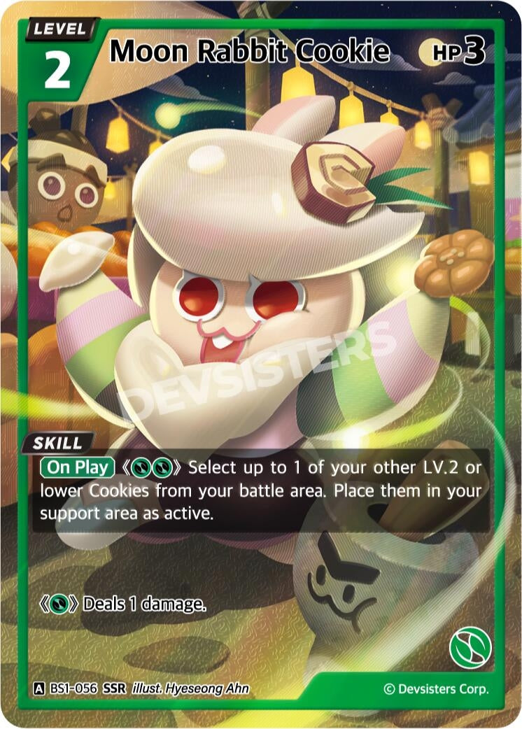 Image for Moon Rabbit Cookie (SSR) (BS1-056) [Brave Beginning] - CookieRun: Braverse TCG
