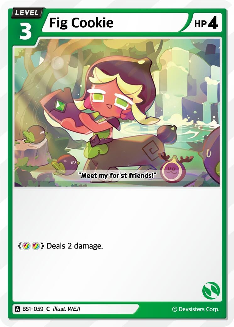 Image for Fig Cookie (BS1-059) [Brave Beginning] - CookieRun: Braverse TCG