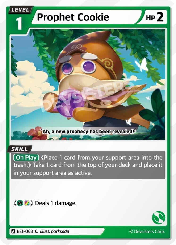 Image for Prophet Cookie (BS1-063) [Brave Beginning] - CookieRun: Braverse TCG