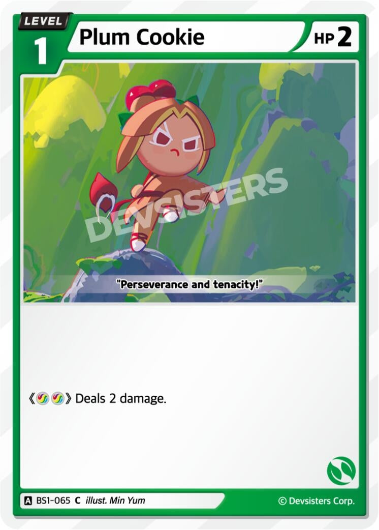 Image for Plum Cookie (BS1-065) [Brave Beginning] - CookieRun: Braverse TCG