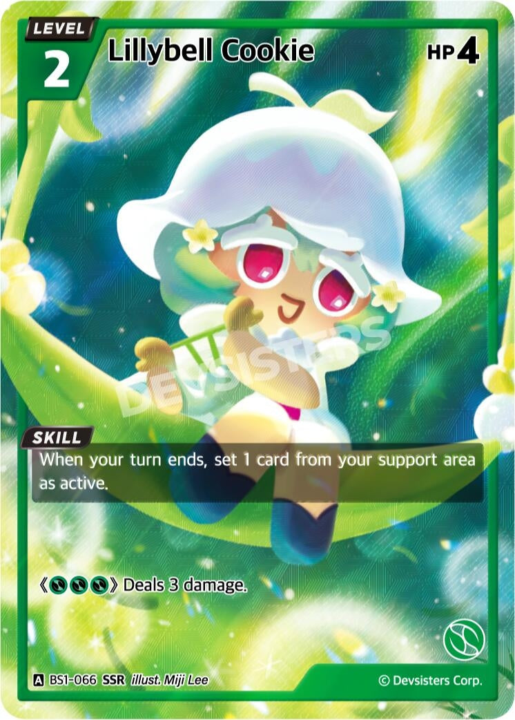 Image for Lilybell Cookie (SSR) (BS1-066) [Brave Beginning] - CookieRun: Braverse TCG