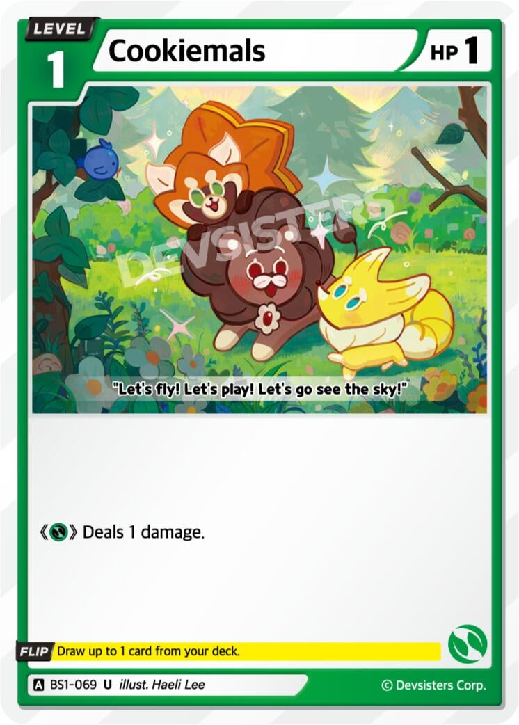 Image for Cookiemals (BS1-069) [Brave Beginning] - CookieRun: Braverse TCG