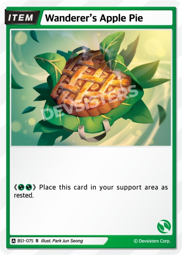 Image for Wanderer's Apple Pie (BS1-075) [Brave Beginning] - CookieRun: Braverse TCG