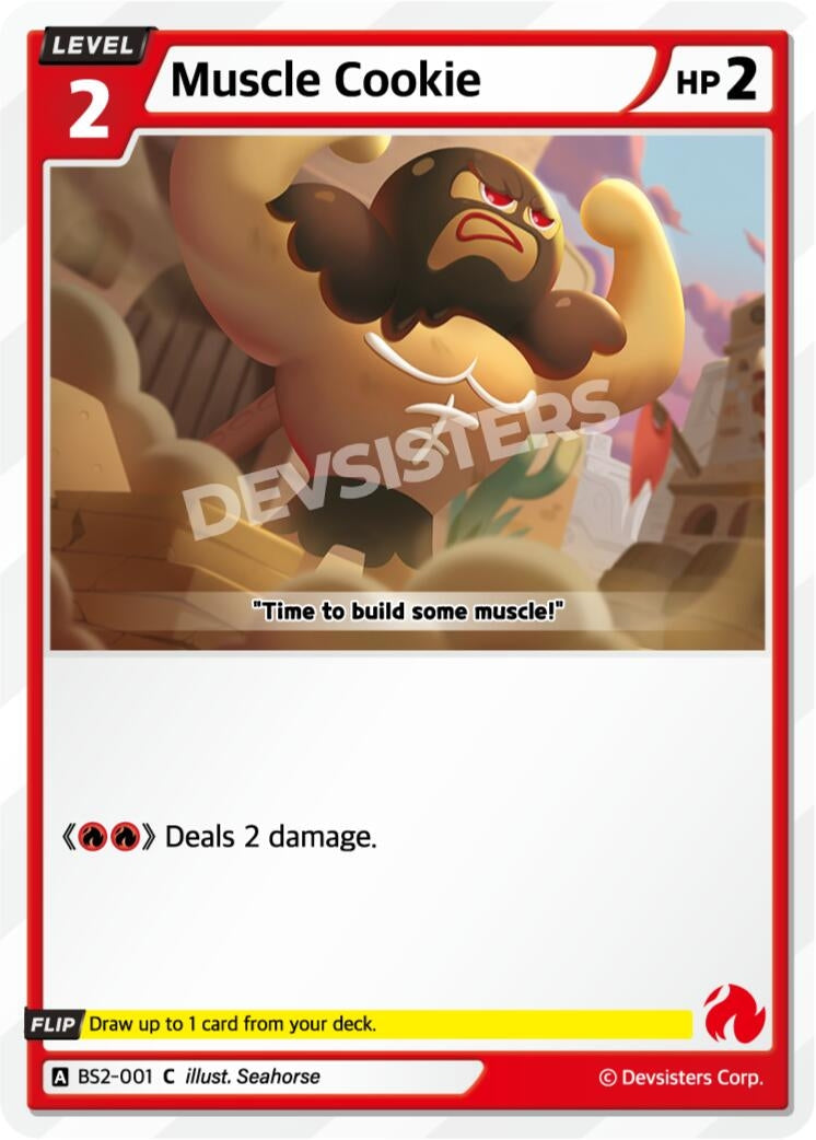 Image for Muscle Cookie (BS2-001) [Brave Beginning] - CookieRun: Braverse TCG