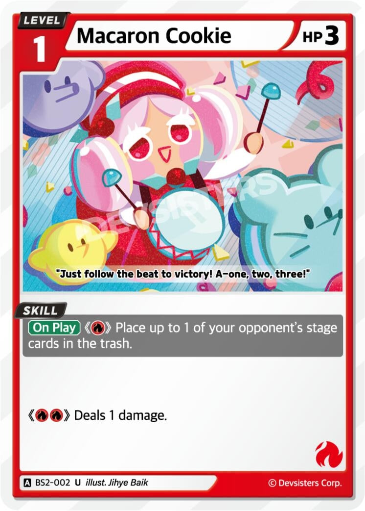 Image for Macaron Cookie (BS2-002) [Brave Beginning] - CookieRun: Braverse TCG