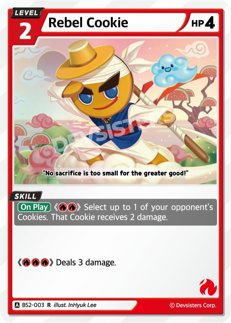 Image for Rebel Cookie (BS2-003) [Brave Beginning] - CookieRun: Braverse TCG