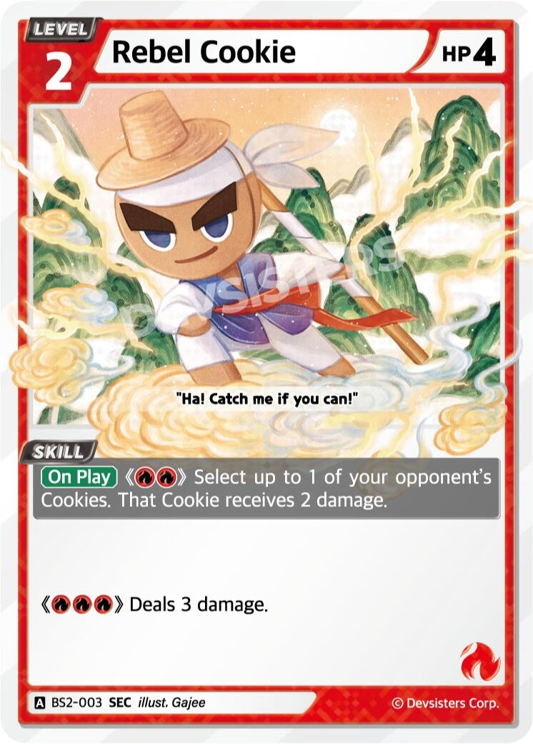 Image for Rebel Cookie (SEC) (BS2-003) [Brave Beginning] - CookieRun: Braverse TCG