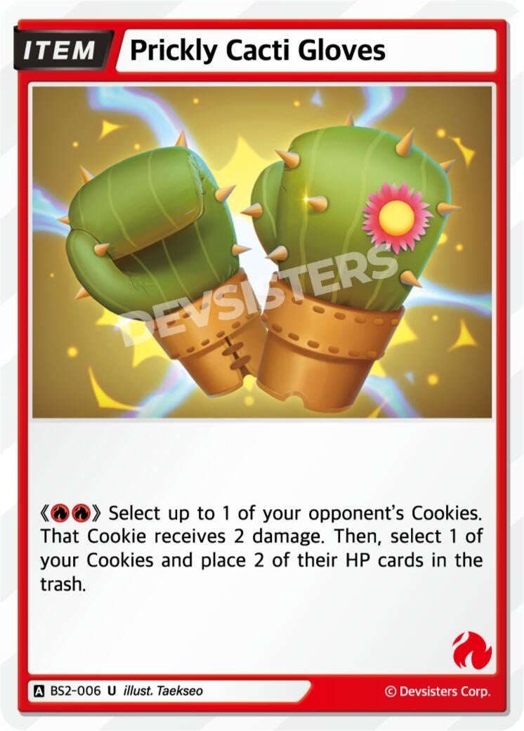 Image for Prickly Cacti Gloves (BS2-006) [Brave Beginning] - CookieRun: Braverse TCG