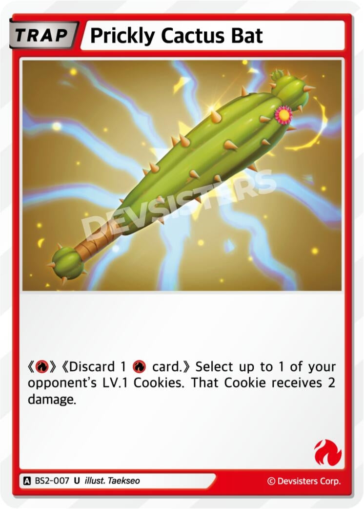 Image for Prickly Cactus Bat (BS2-007) [Brave Beginning] - CookieRun: Braverse TCG