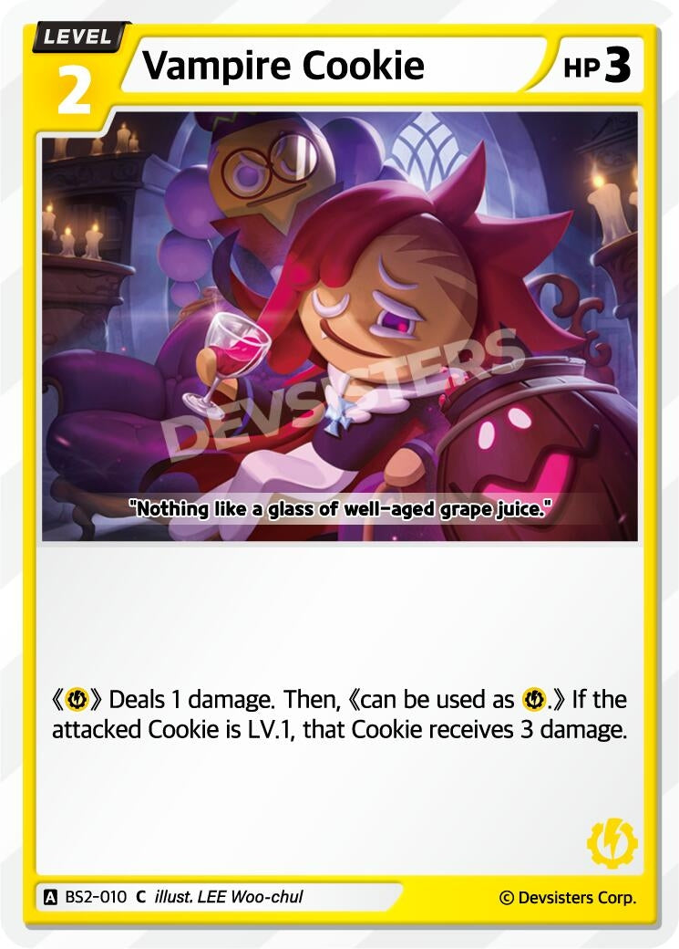 Image for Vampire Cookie (BS2-010) [Brave Beginning] - CookieRun: Braverse TCG