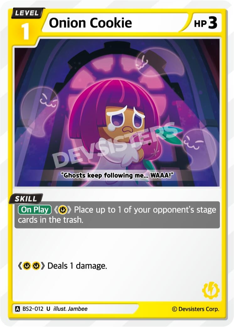 Image for Onion Cookie (BS2-012) [Brave Beginning] - CookieRun: Braverse TCG
