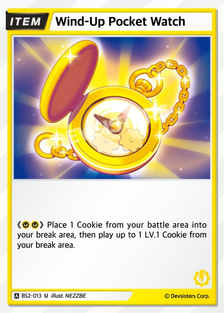Image for Wind-Up Pocket Watch (BS2-013) [Brave Beginning] - CookieRun: Braverse TCG