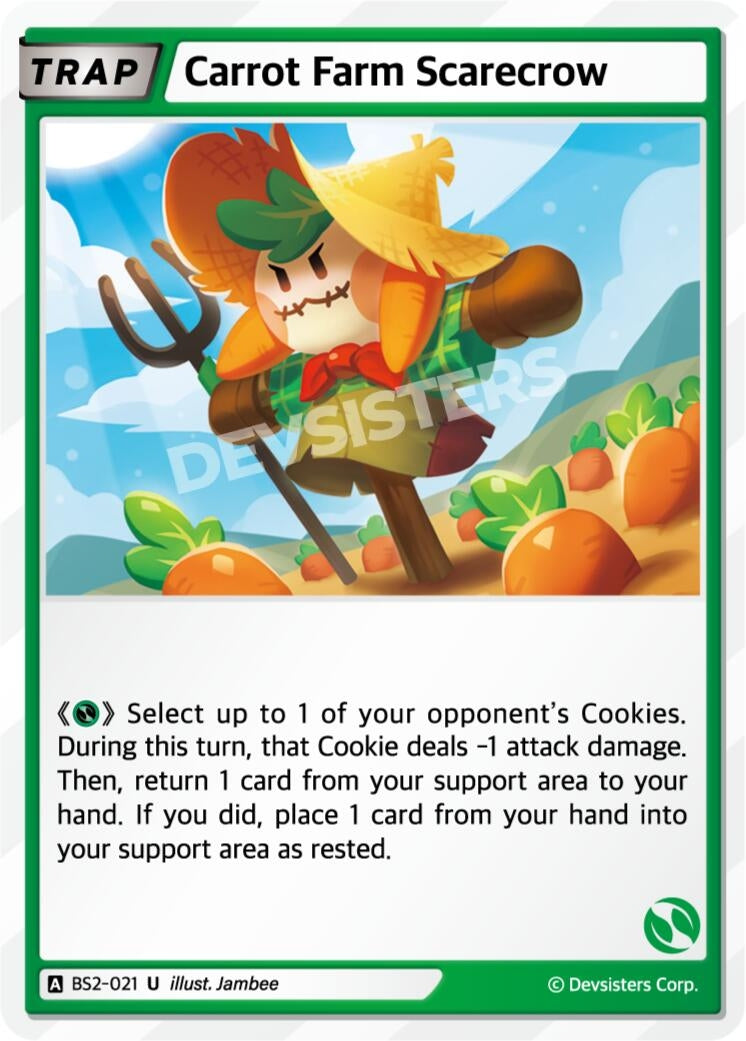 Image for Carrot Farm Scarecrow (BS2-021) [Brave Beginning] - CookieRun: Braverse TCG