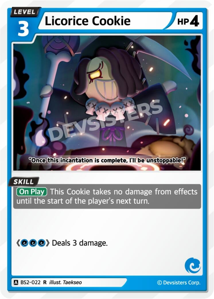 Image for Licorice Cookie (BS2-022) [Brave Beginning] - CookieRun: Braverse TCG