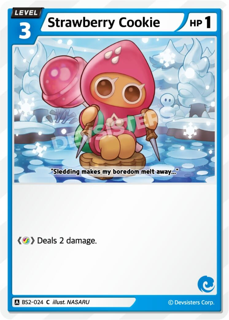 Image for Strawberry Cookie (BS2-024) [Brave Beginning] - CookieRun: Braverse TCG