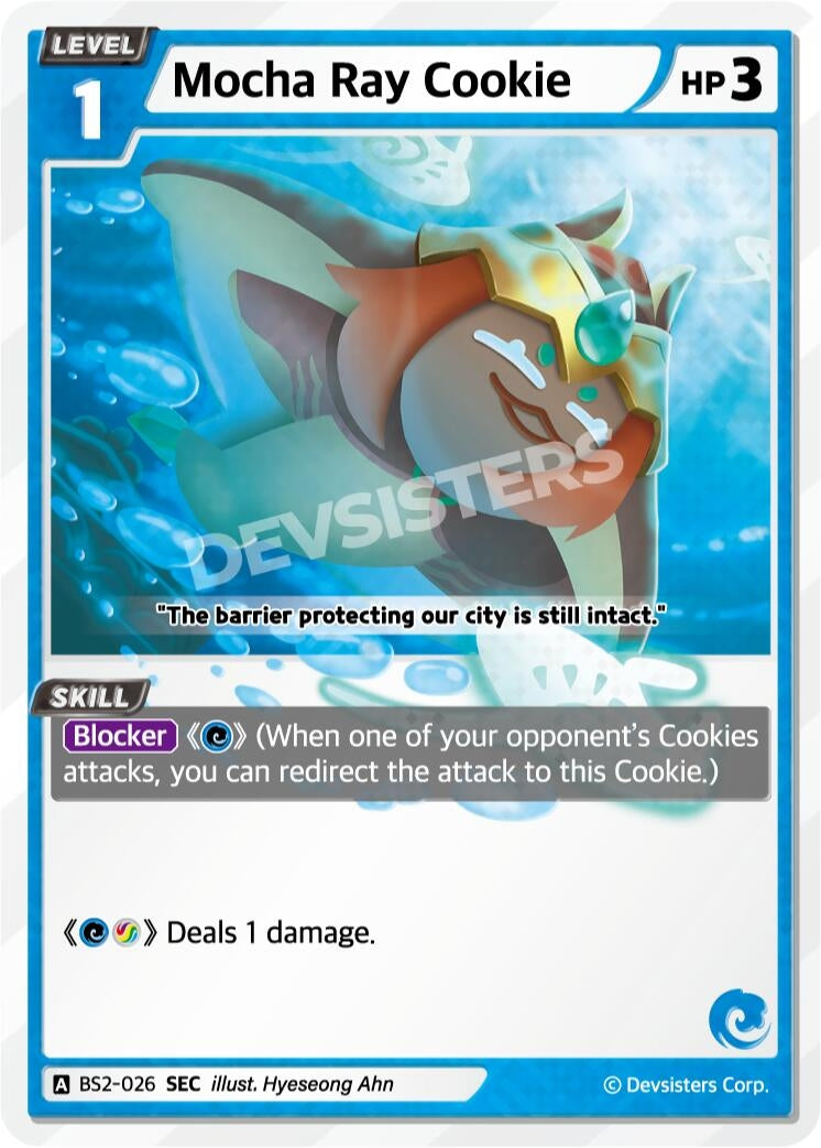 Image for Mocha Ray Cookie (SEC) (BS2-026) [Brave Beginning] - CookieRun: Braverse TCG