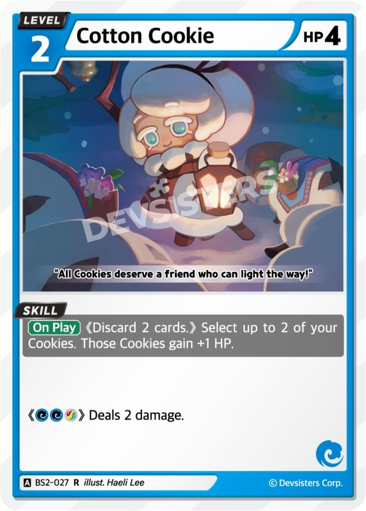 Image for Cotton Cookie (BS2-027) [Brave Beginning] - CookieRun: Braverse TCG