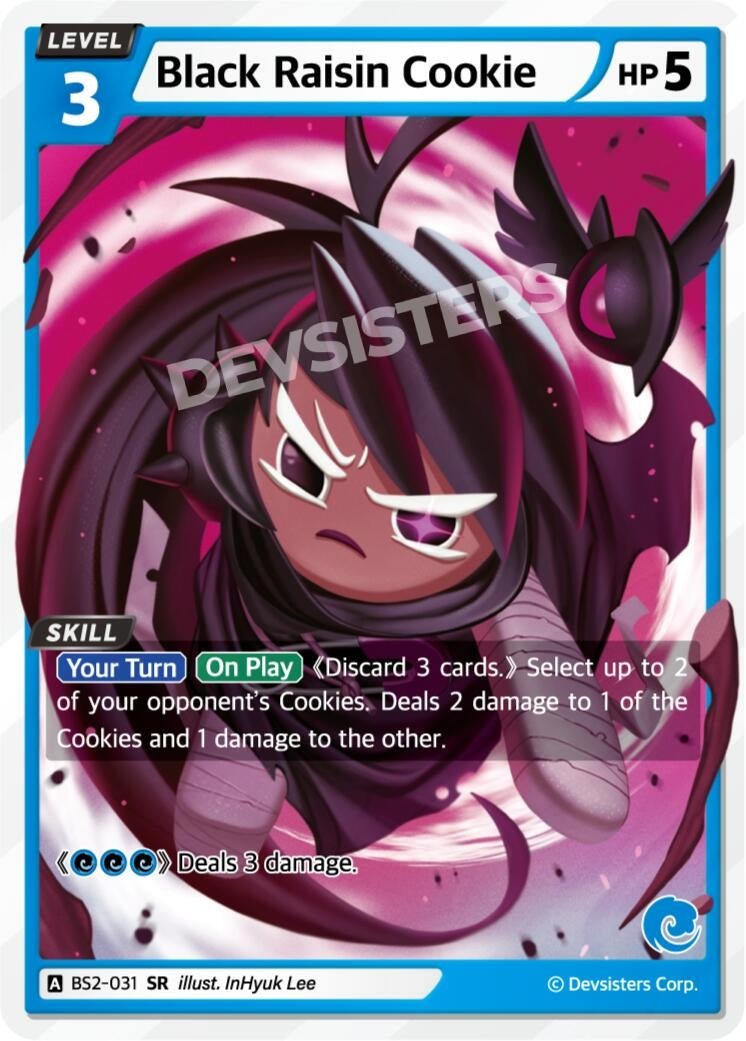 Image for Black Raisin Cookie (BS2-031) [Brave Beginning] - CookieRun: Braverse TCG