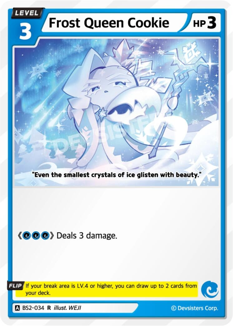 Image for Frost Queen Cookie (BS2-034) [Brave Beginning] - CookieRun: Braverse TCG