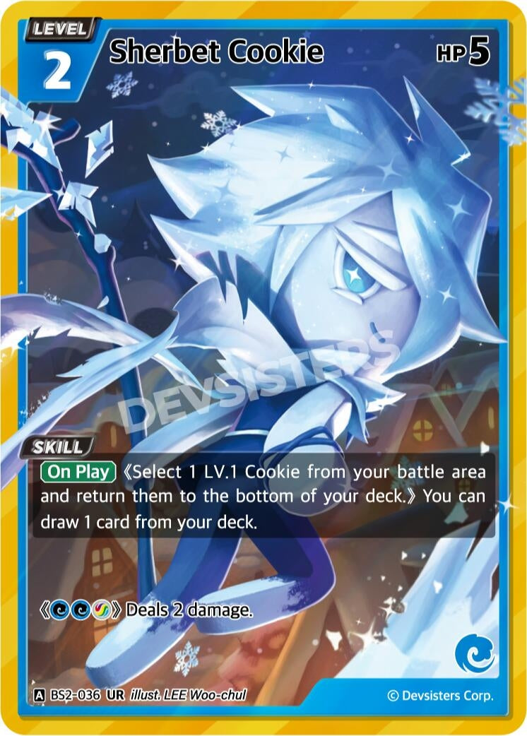 Image for Sherbet Cookie (BS2-036) [Brave Beginning] - CookieRun: Braverse TCG