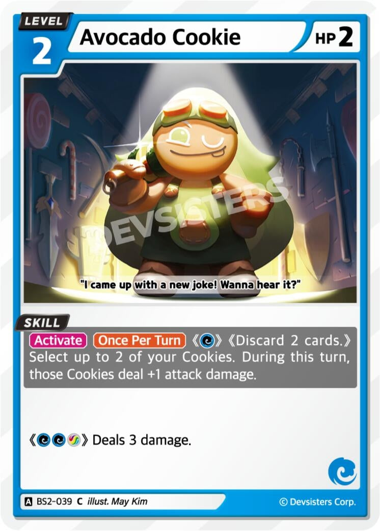 Image for Avocado Cookie (BS2-039) [Brave Beginning] - CookieRun: Braverse TCG