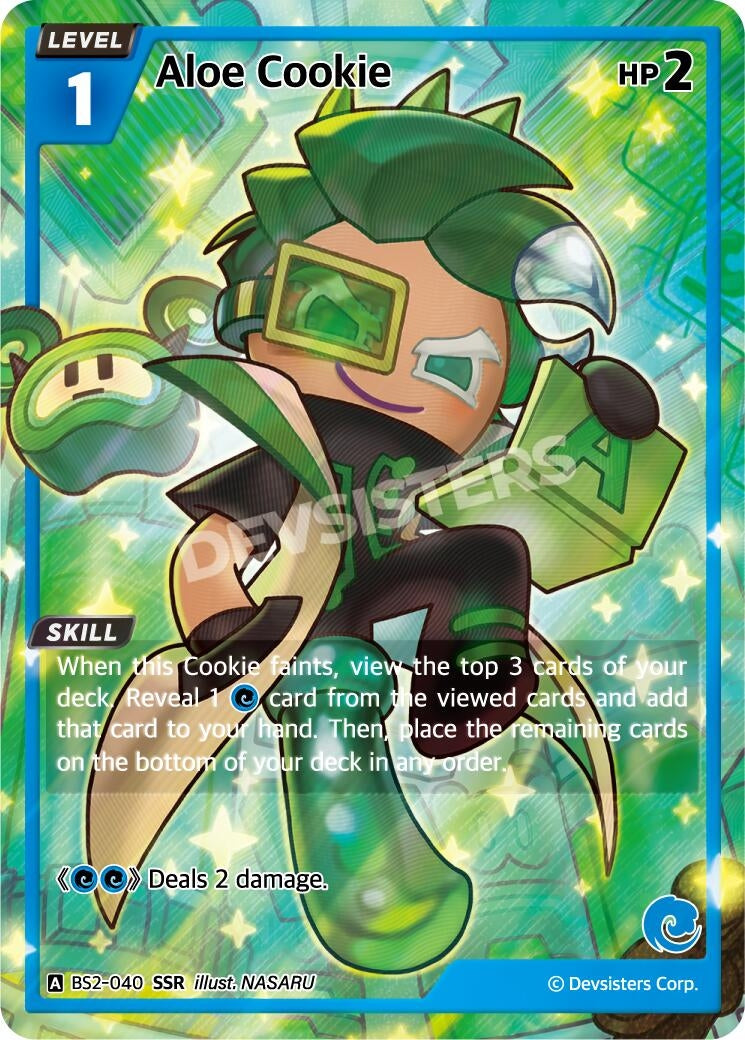 Image for Aloe Cookie (SSR) (BS2-040) [Brave Beginning] - CookieRun: Braverse TCG
