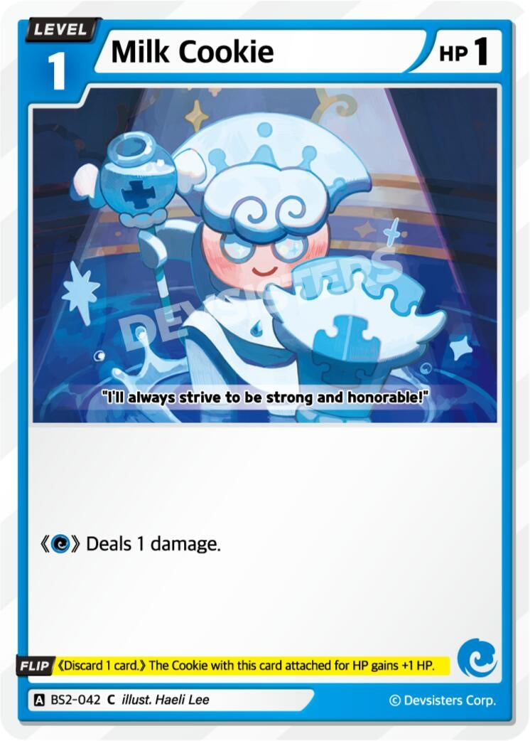 Image for Milk Cookie (BS2-042) [Brave Beginning] - CookieRun: Braverse TCG
