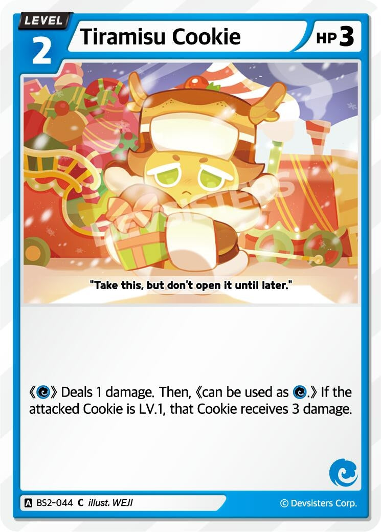Image for Tiramisu Cookie (BS2-044) [Brave Beginning] - CookieRun: Braverse TCG