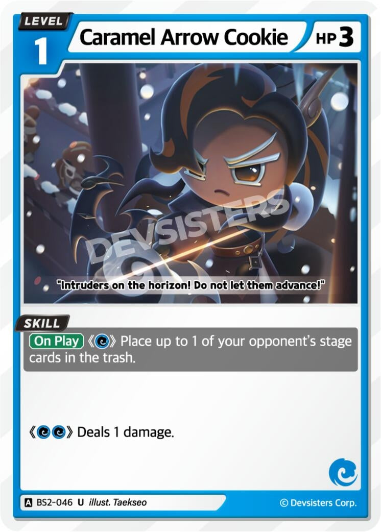 Image for Caramel Arrow Cookie (BS2-046) [Brave Beginning] - CookieRun: Braverse TCG