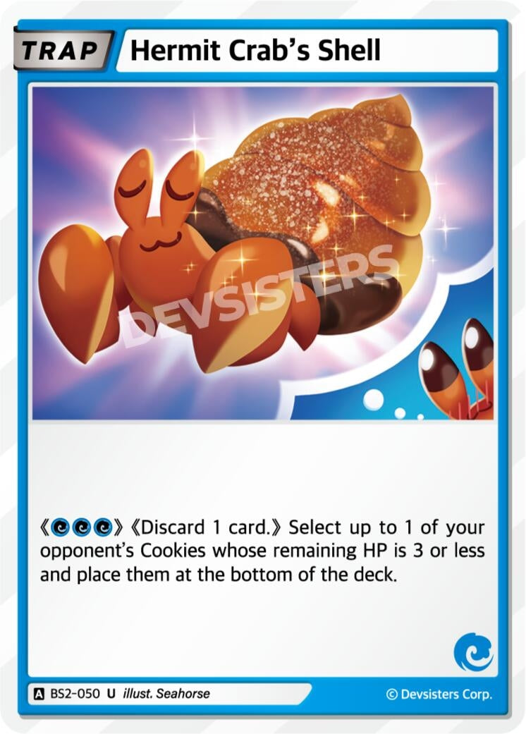 Image for Hermit Crab's Shell (BS2-050) [Brave Beginning] - CookieRun: Braverse TCG