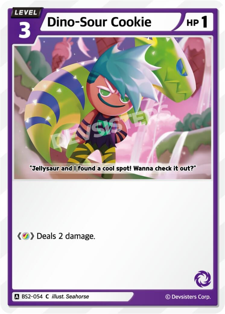 Image for Dino-Sour Cookie (BS2-054) [Brave Beginning] - CookieRun: Braverse TCG