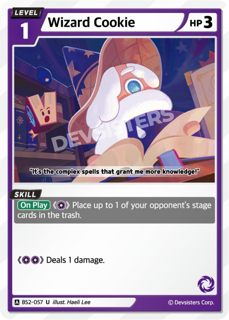 Image for Wizard Cookie (BS2-057) [Brave Beginning] - CookieRun: Braverse TCG