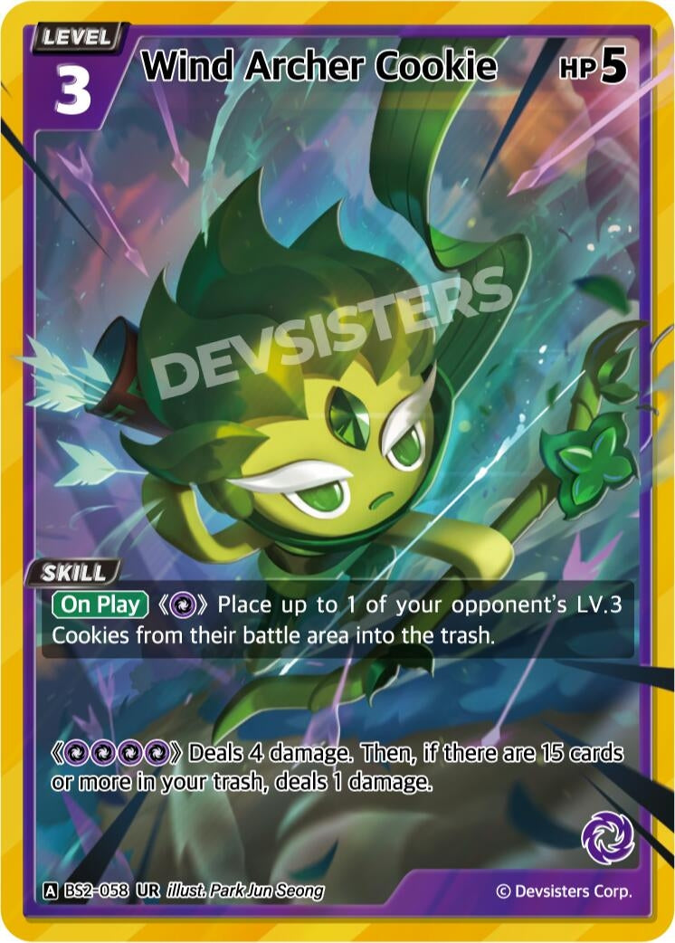 Image for Wind Archer Cookie (BS2-058) [Brave Beginning] - CookieRun: Braverse TCG