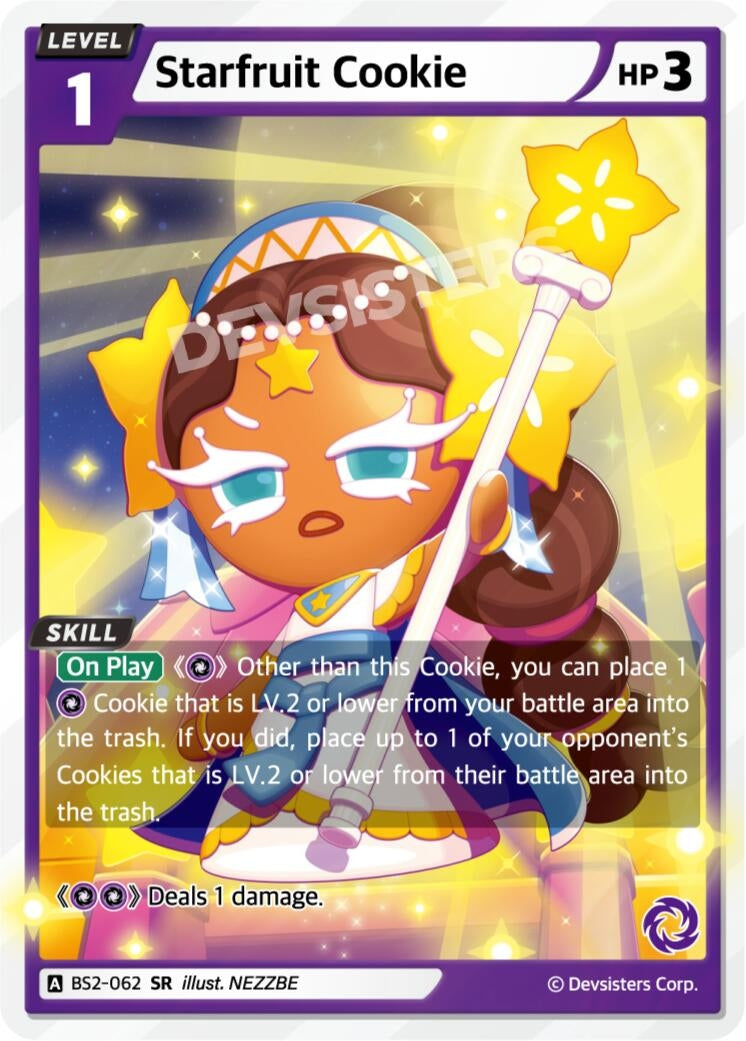 Image for Starfruit Cookie (BS2-062) [Brave Beginning] - CookieRun: Braverse TCG