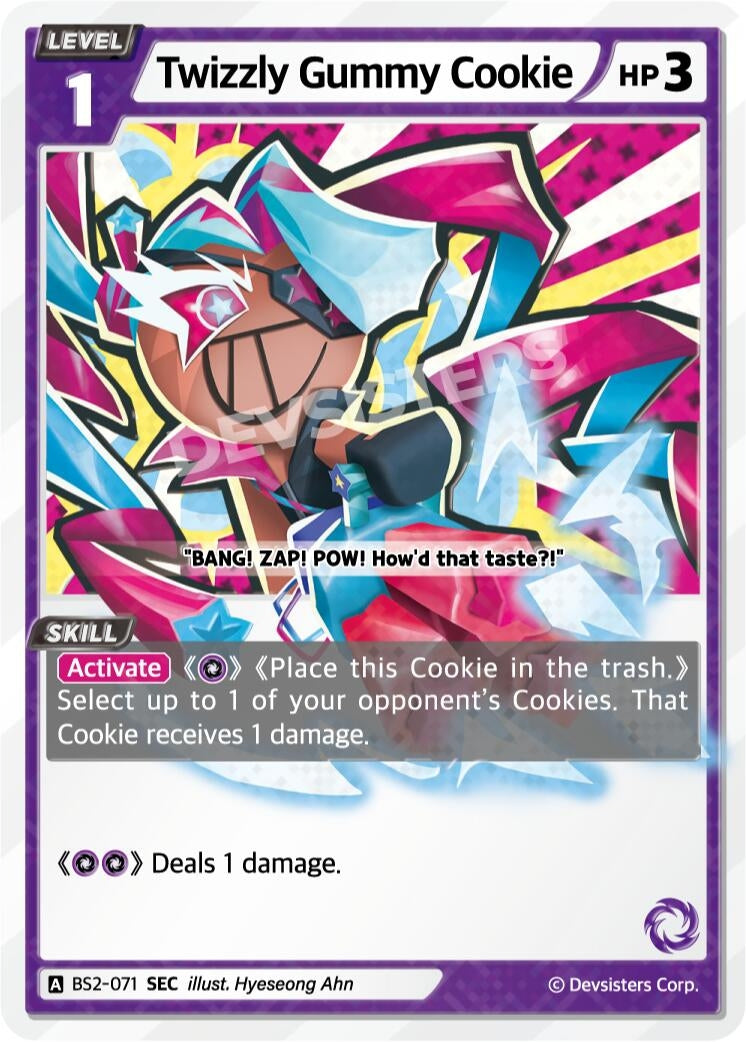 Image for Twizzly Gummy Cookie (SEC) (BS2-071) [Brave Beginning] - CookieRun: Braverse TCG