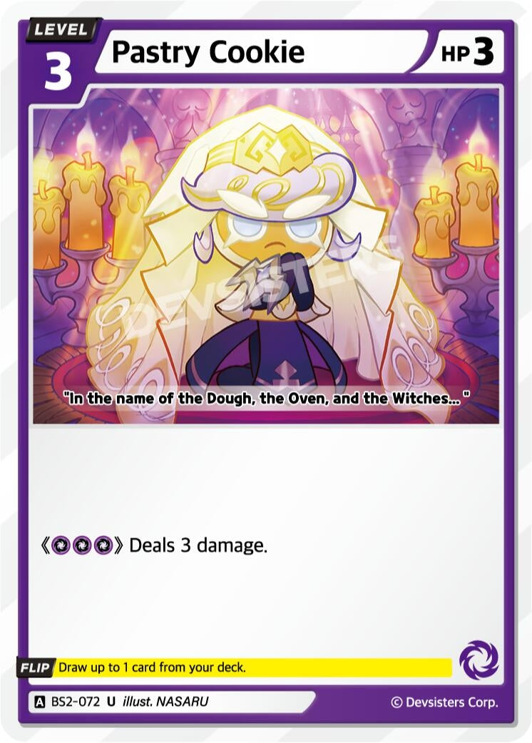 Image for Pastry Cookie (BS2-072) [Brave Beginning] - CookieRun: Braverse TCG