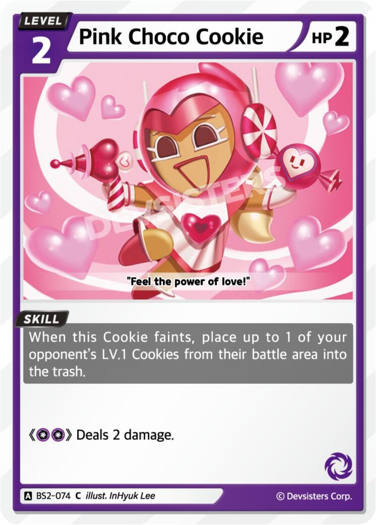 Image for Pink Choco Cookie (BS2-074) [Brave Beginning] - CookieRun: Braverse TCG