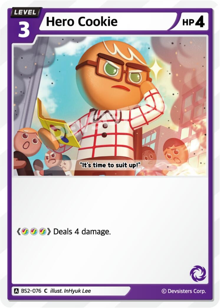 Image for Hero Cookie (BS2-076) [Brave Beginning] - CookieRun: Braverse TCG