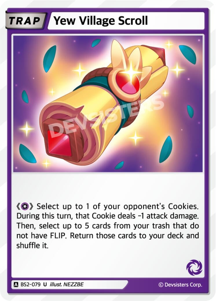 Image for Yew Village Scroll (BS2-079) [Brave Beginning] - CookieRun: Braverse TCG