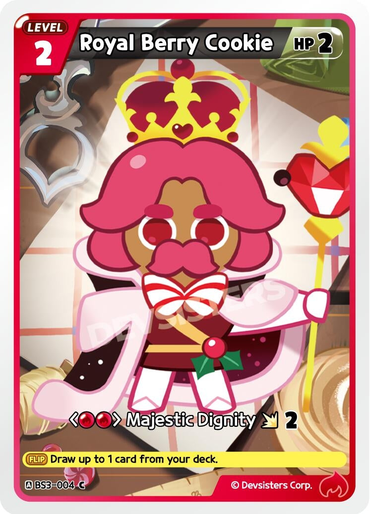 Image for Royal Berry Cookie (BS3-004) [Age of Heroes and Kingdoms] - CookieRun: Braverse TCG
