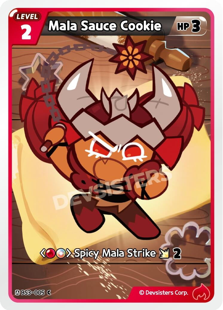 Image for Mala Sauce Cookie (005) (BS3-005) [Age of Heroes and Kingdoms] - CookieRun: Braverse TCG