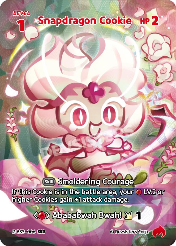 Image for Snapdragon Cookie (SSR) (BS3-006) [Age of Heroes and Kingdoms] - CookieRun: Braverse TCG