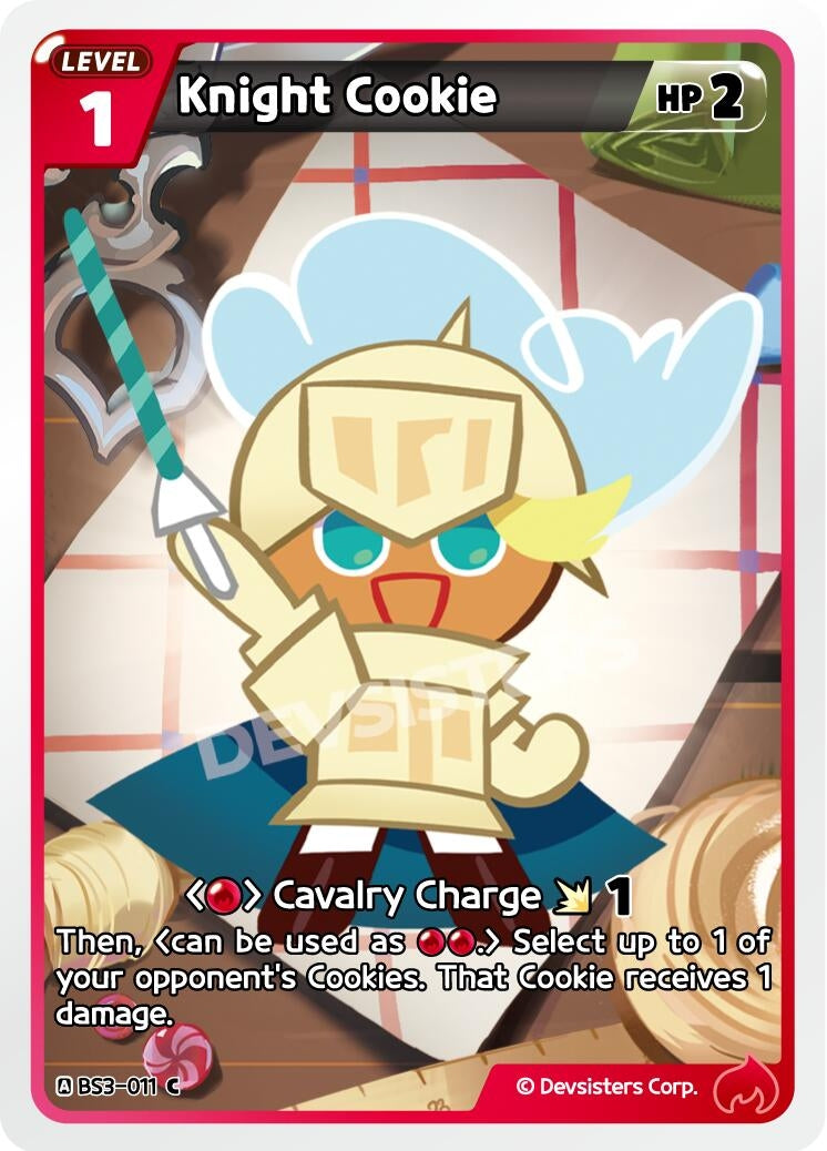 Image for Knight Cookie (BS3-011) [Age of Heroes and Kingdoms] - CookieRun: Braverse TCG