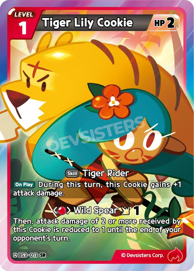 Image for Tiger Lily Cookie (013) (BS3-013) [Age of Heroes and Kingdoms] - CookieRun: Braverse TCG