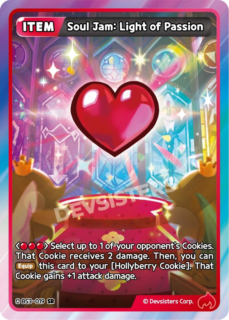 Image for Soul Jam: Light of Passion (BS3-019) [Age of Heroes and Kingdoms] - CookieRun: Braverse TCG